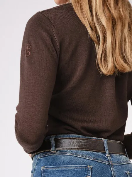 Ps of Sweden – Pull Linnea Knit – Brun – Image 3