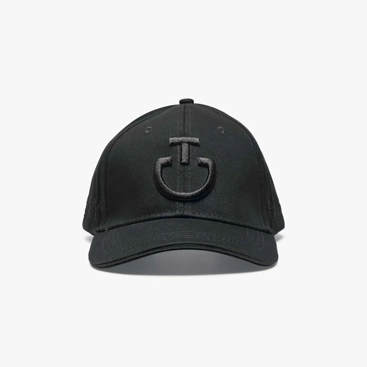 ⚫️ Cavalleria Toscana – Casquette coton – SS25 CPU006 – Noir