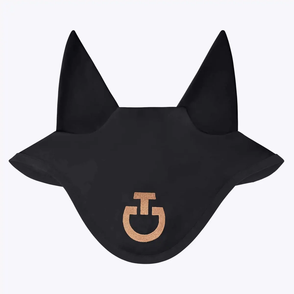 Cavalleria Toscana – Bonnet Light Weight Jersey Stripe FW25 – Noir Logo Toffee