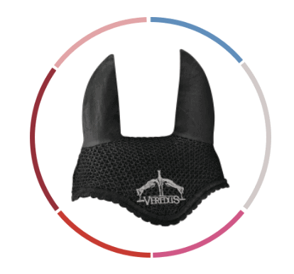 Veredus – Bonnet anti-mouches color édition – Noir