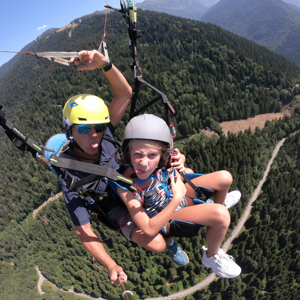 Bon cadeau vol parapente biplace découverte